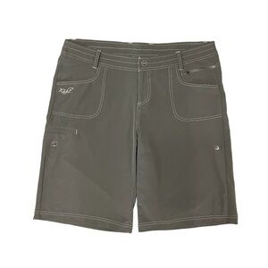 Kuhl Shorts Women’s Size 14 US Taupe Vala Roll-Up Long‎ Stretch Hiking Outdoor
